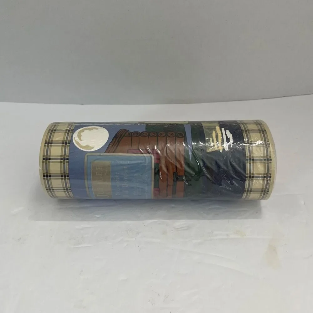 Vintage Jubilee Wallpaper Border Lodge Log Cabin Wilderness Outdoor Bear Nature